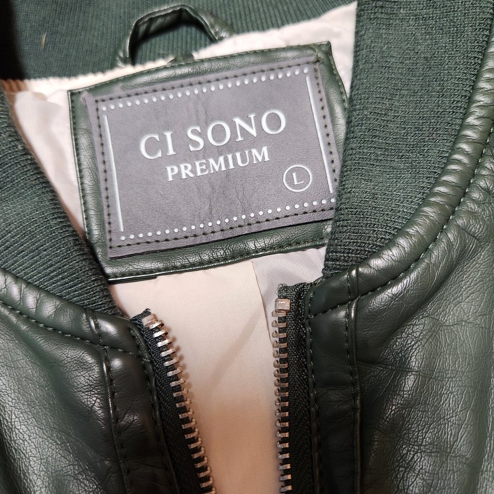 Green Bomber Jacket for Women - Picture 9 of 9